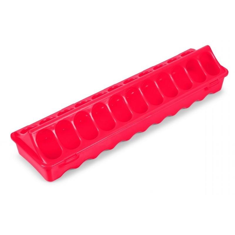 Plastic Chick Feeder Red - 40CM