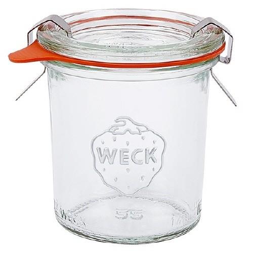 1 X 140ml WECK Sturzglas Jar COMPLETE