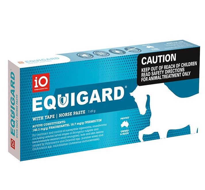 iO Equigard Tape Horse Paste Syringe 7.49g