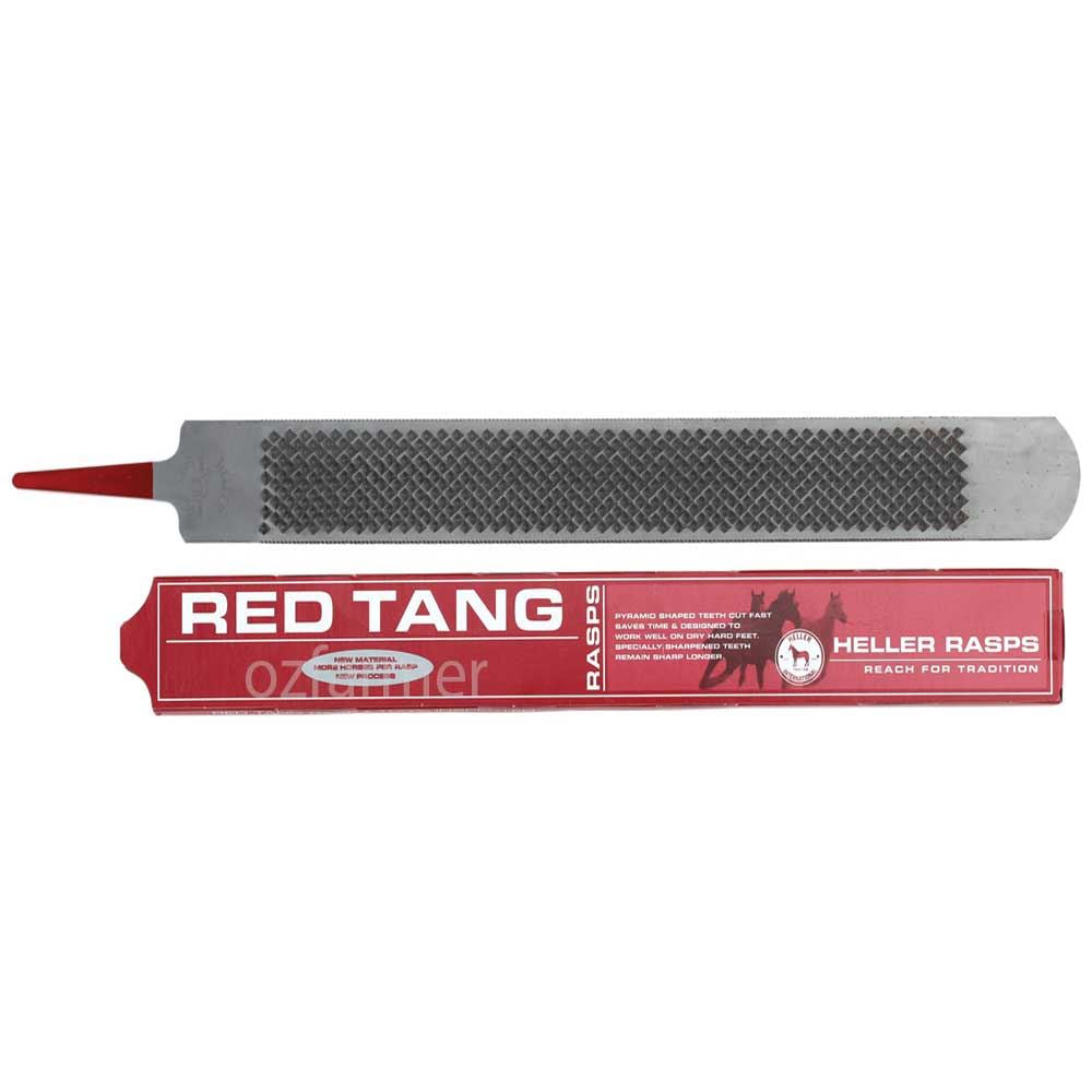 Hoof Rasp Heller Red Tang 14 inch Rasp Only