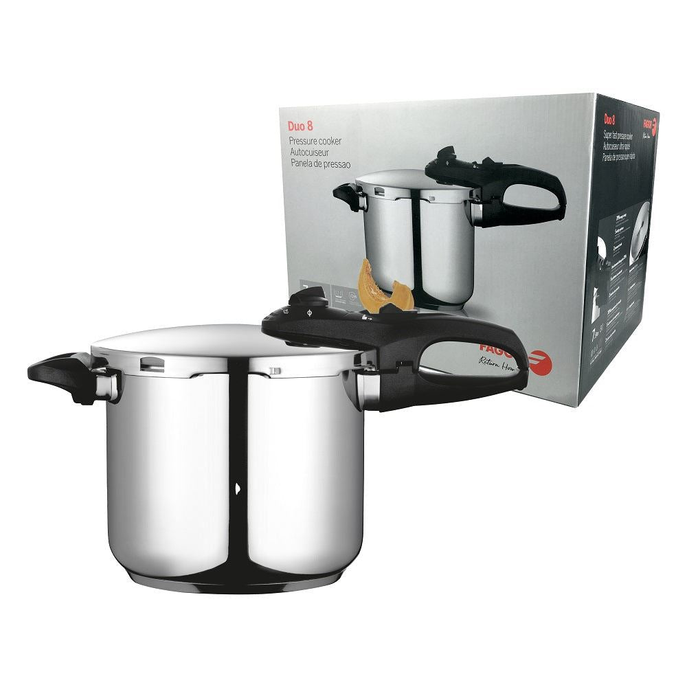 Fagor Duo 8 Stainless Steel Pressure Cooker 7.5l