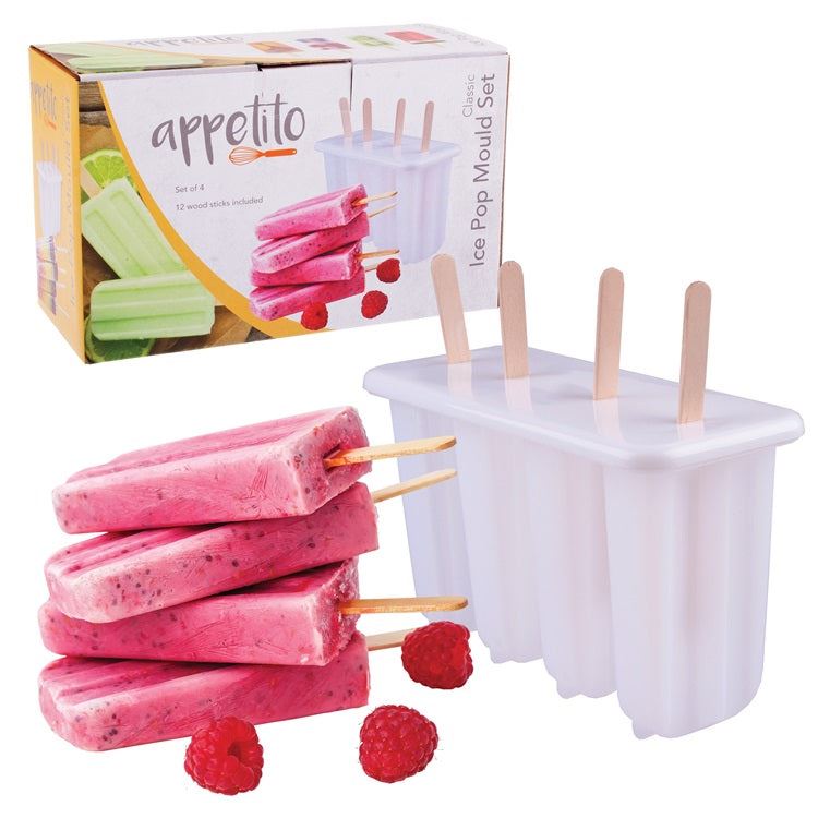 Appetito Pop Moulds Homemade Iceblocks and Popsicles