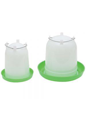 Poultry drinker / water feeder Crown with straight sides 1.5 or 2.6 litres - 1.5 litres