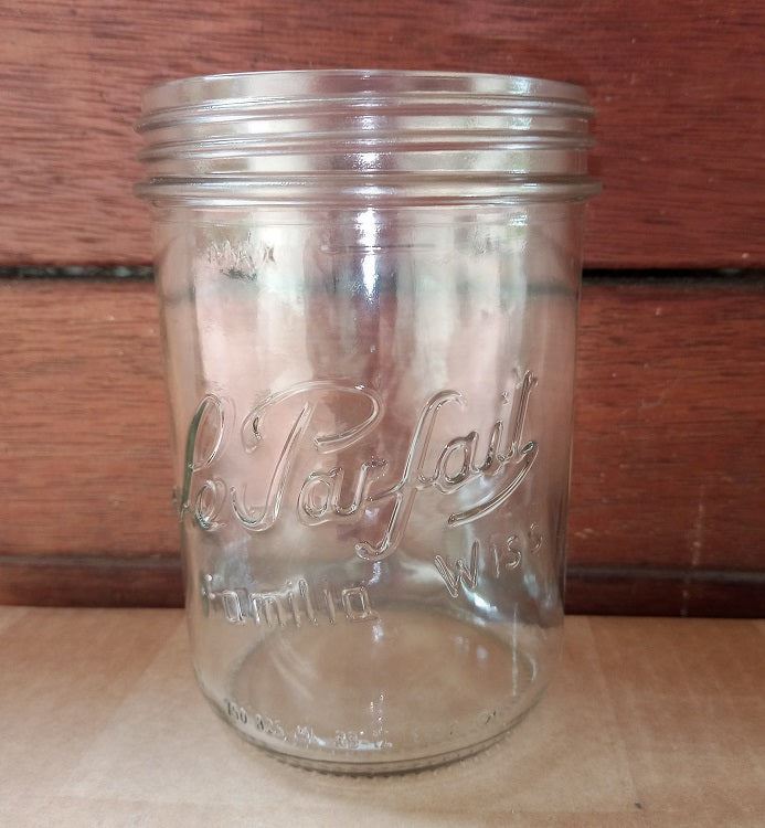 750ml Le Parfait Familia Wiss Mason Jar  NO LID