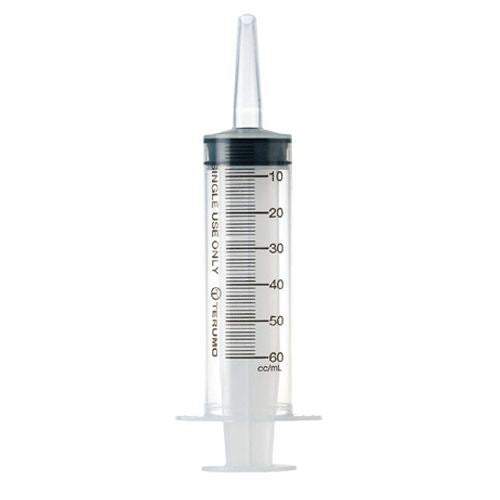 Syringe with Catheter Tip 60ml Disposable SINGLE