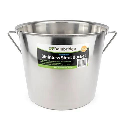 Quality Stainless Steel Milking Bucket 13.7 litre