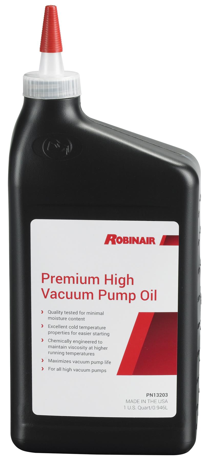 Robinair Premium High Vacuum Pump Oil - Quart Bottle (0.95L)