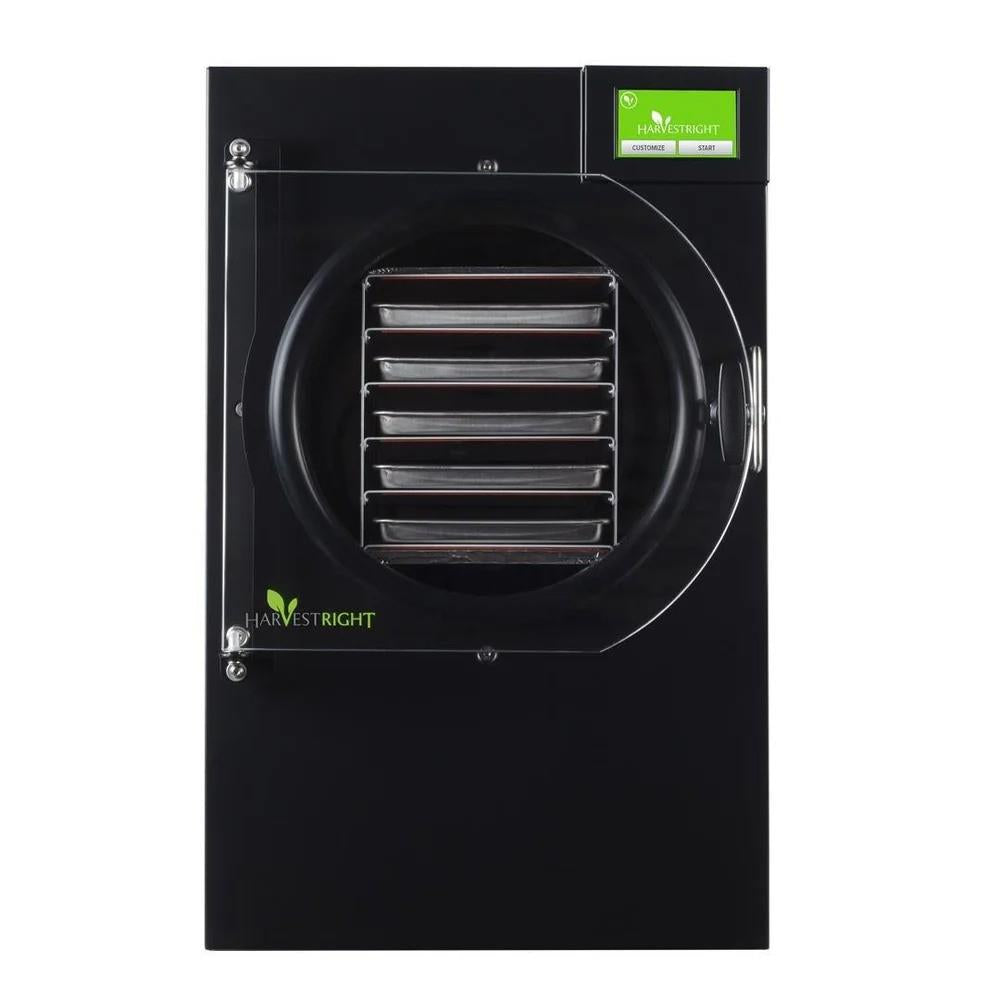 Harvest Right PRO Large Home Freeze Dryer - Powder Coated Black with Premier Industrial Pump, Latest 6 Tray Model