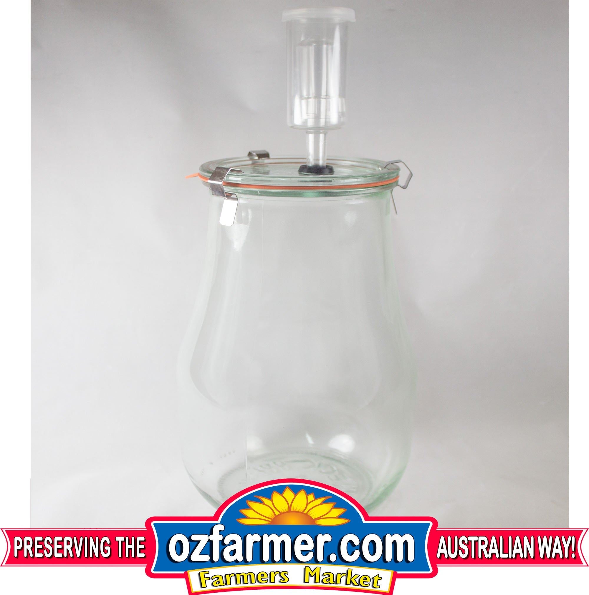 2.5 Litre Tulip Fermenting Jar With Fermenting Lid Weck