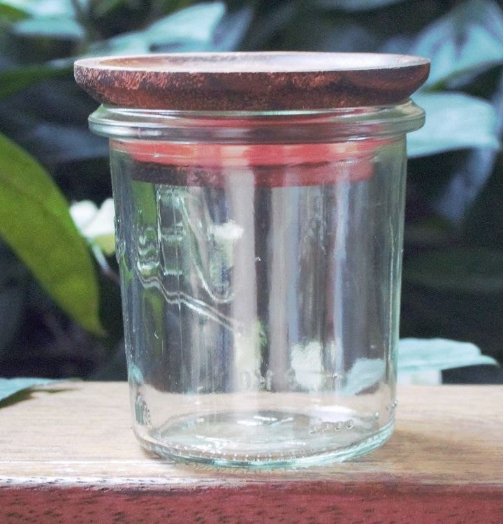 160ml Tapered Jar with wooden lid