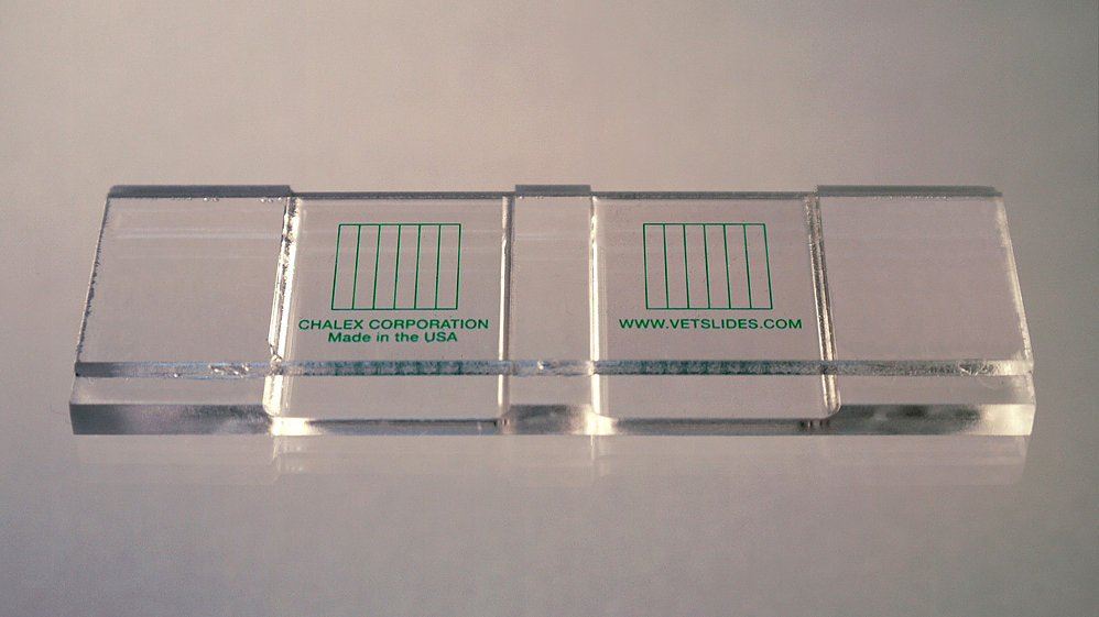 Microscope Slide McMaster suitable for DIY Faecal Egg Counts Green Grid