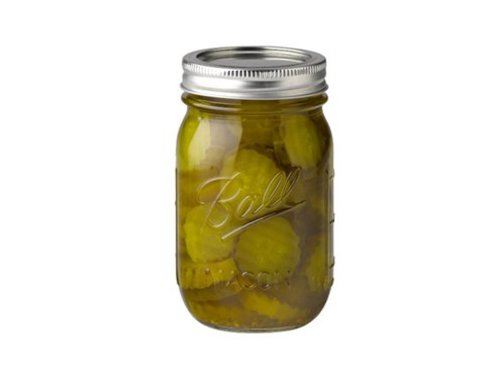 Pint REGULAR Mouth Jar and Lid Ball Mason Single