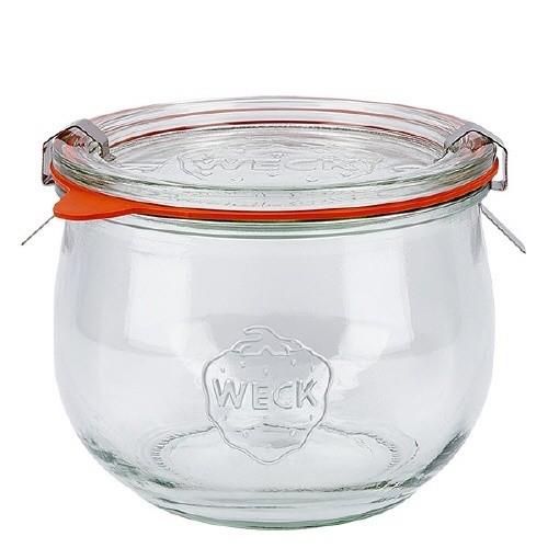 1 x 580ml WECK Tulip Jar COMPLETE