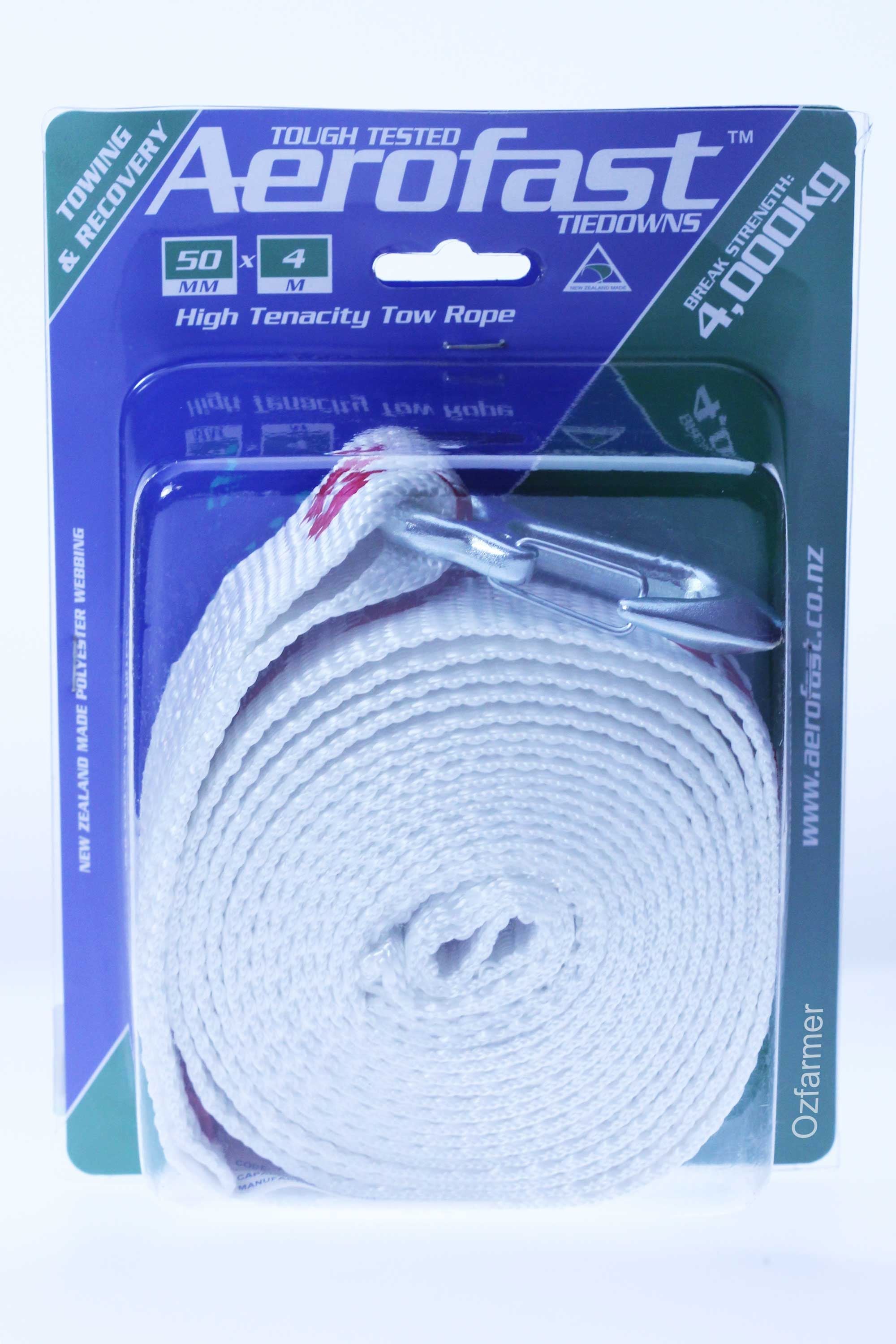 Tow rope 50mm x 4m  Aerofast 4,000kg break strength