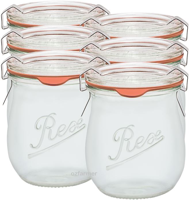 220ml Weck Rex Mini Tulip Jar - Case of 6