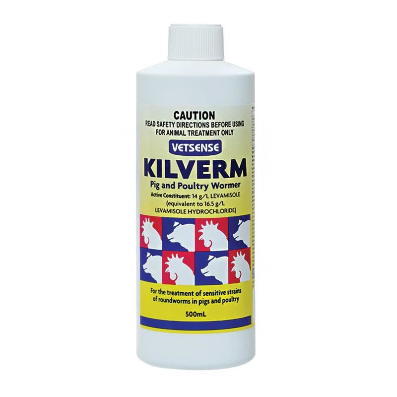 Kilverm Pig and Poultry Wormer 500ml