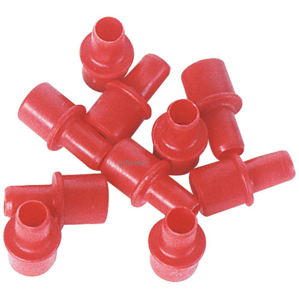 10 x Stop Valve Calf Feeder Tube