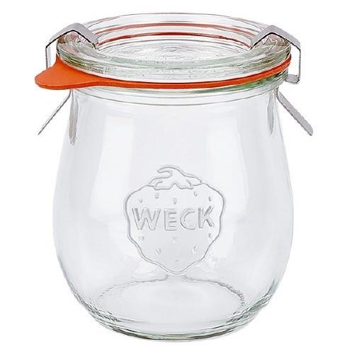 1 X 220ml WECK Tulip Jar COMPLETE