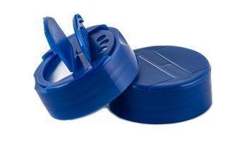 Plastic Sift Pour Caps suit 48mm Screw Top Jars - Blue