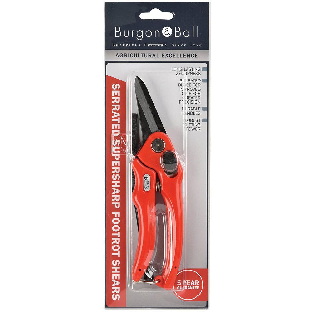 Hoof Shears Burgon and Ball Serrated Blade