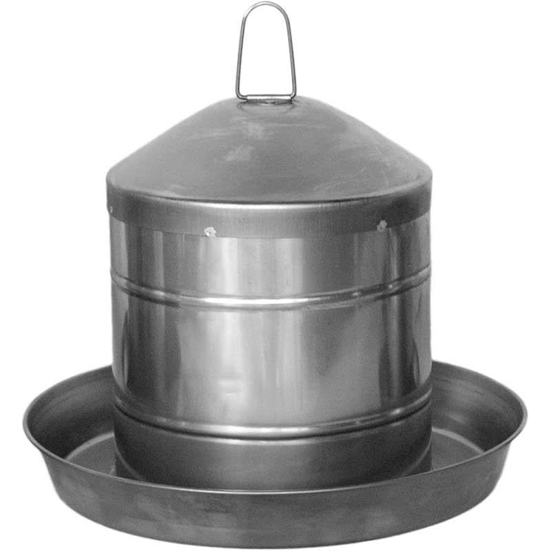 Stainless Steel Poultry Drinker - 9L