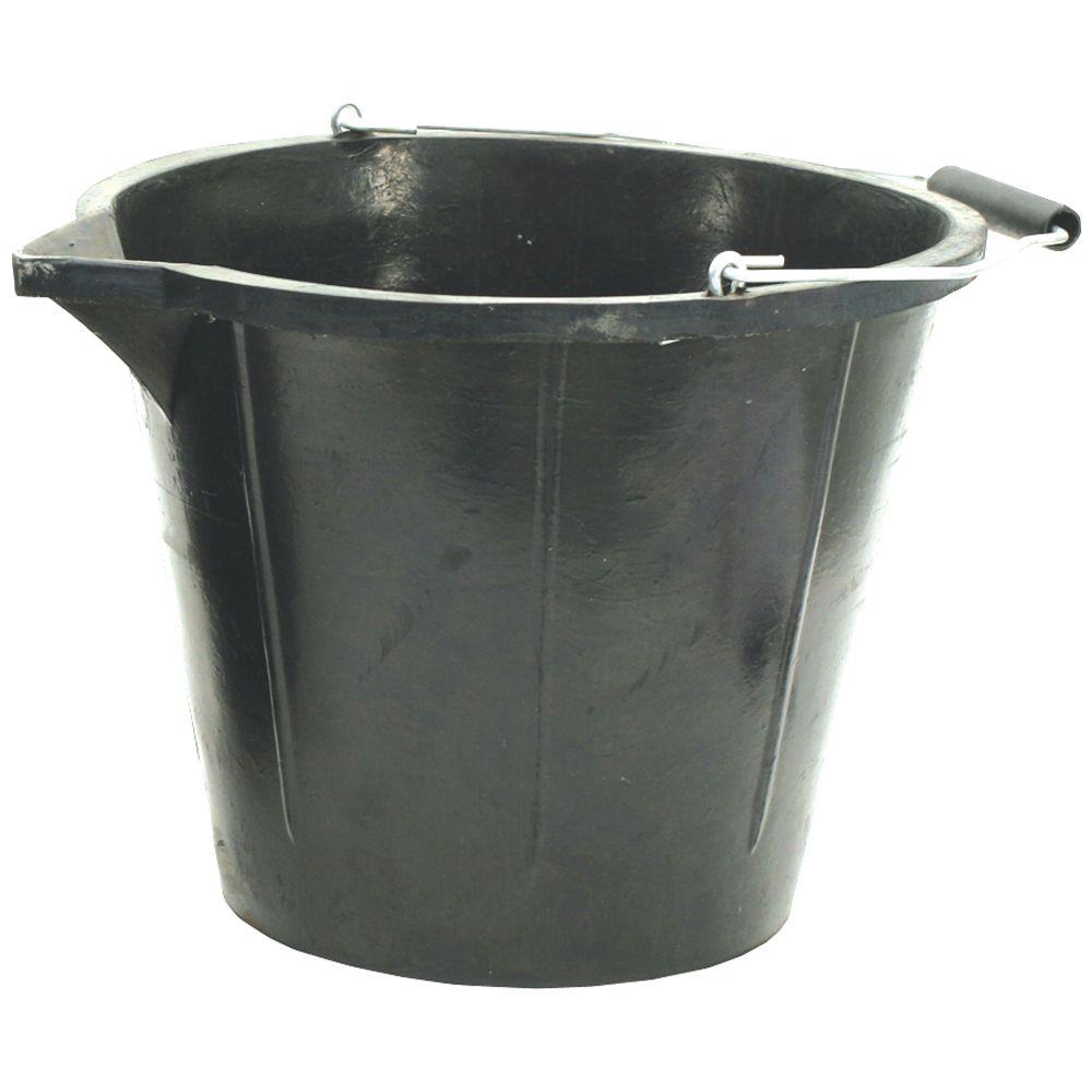 Recycled Rubber Bucket 10l or 14l - 14 litres